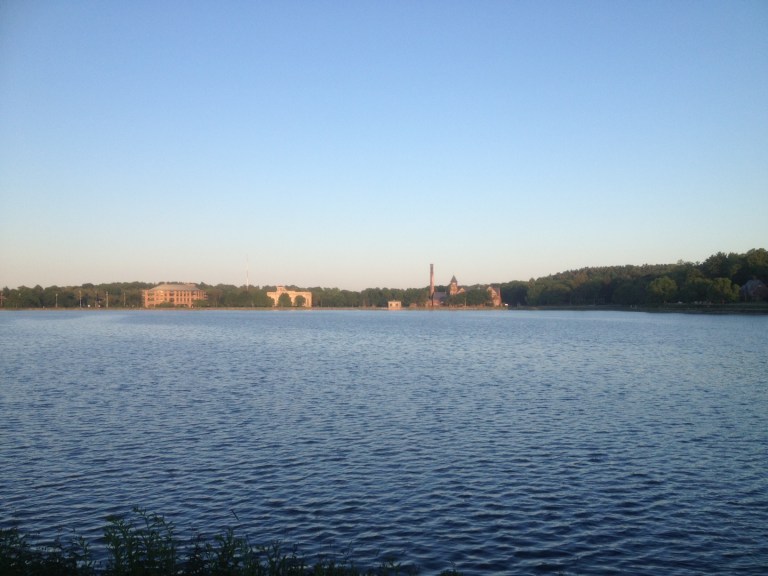 our beautiful view from last night's walk