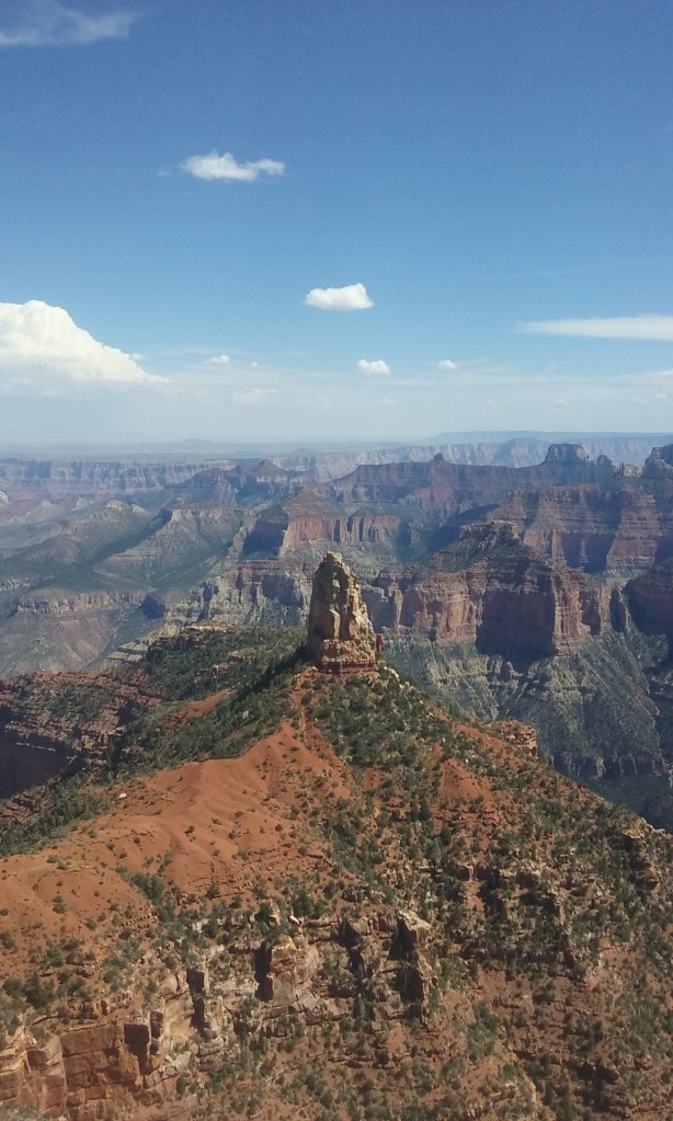 I believe this is called a "steeple" formation - over time, it erodes away into an "island."
