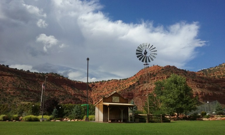 The view from my town's city park - can you believe it??