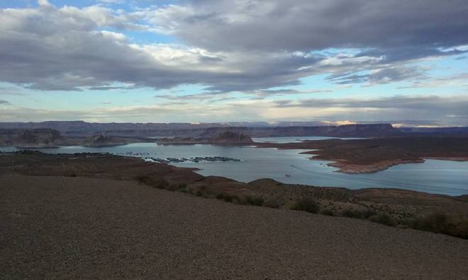 Just one example of the beautiful places I get to visit on my day off. This is Lake Powell which is in both Utah and Arizona.
